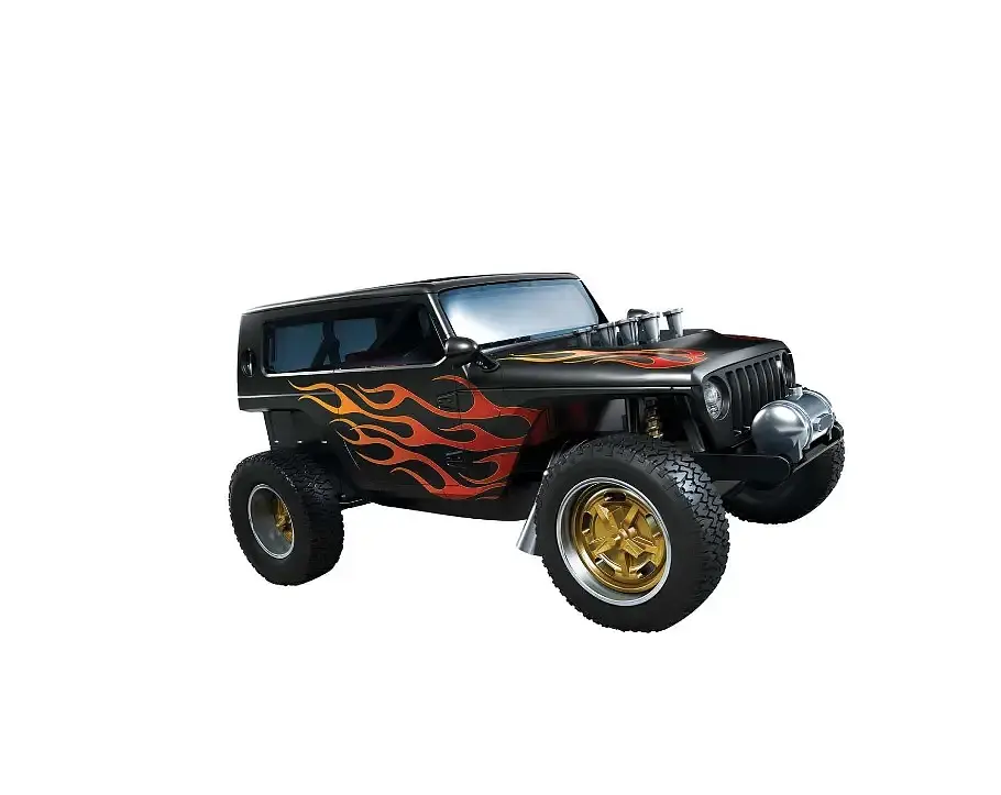 Конструктор Airfix джип Quickbuild Jeep Quicksand Concept черный J6038 - фото 2