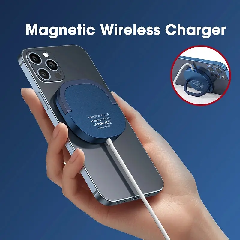 Зарядное устройство Qi 2in1 MagSafe Wireless Charger with Holder JYD-WC92 |15W Max| - фото 4