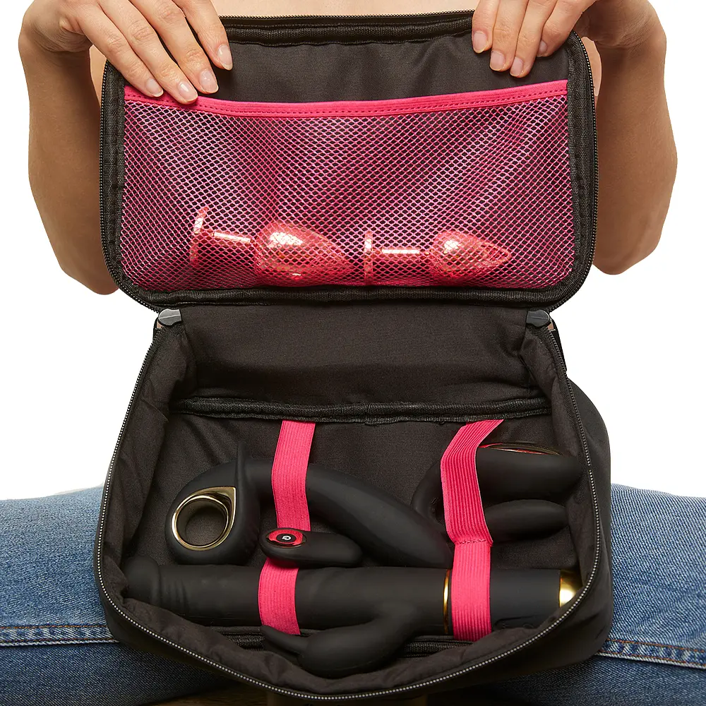 Сумка для іграшок Dorcel Discreet Box чорна - фото 2