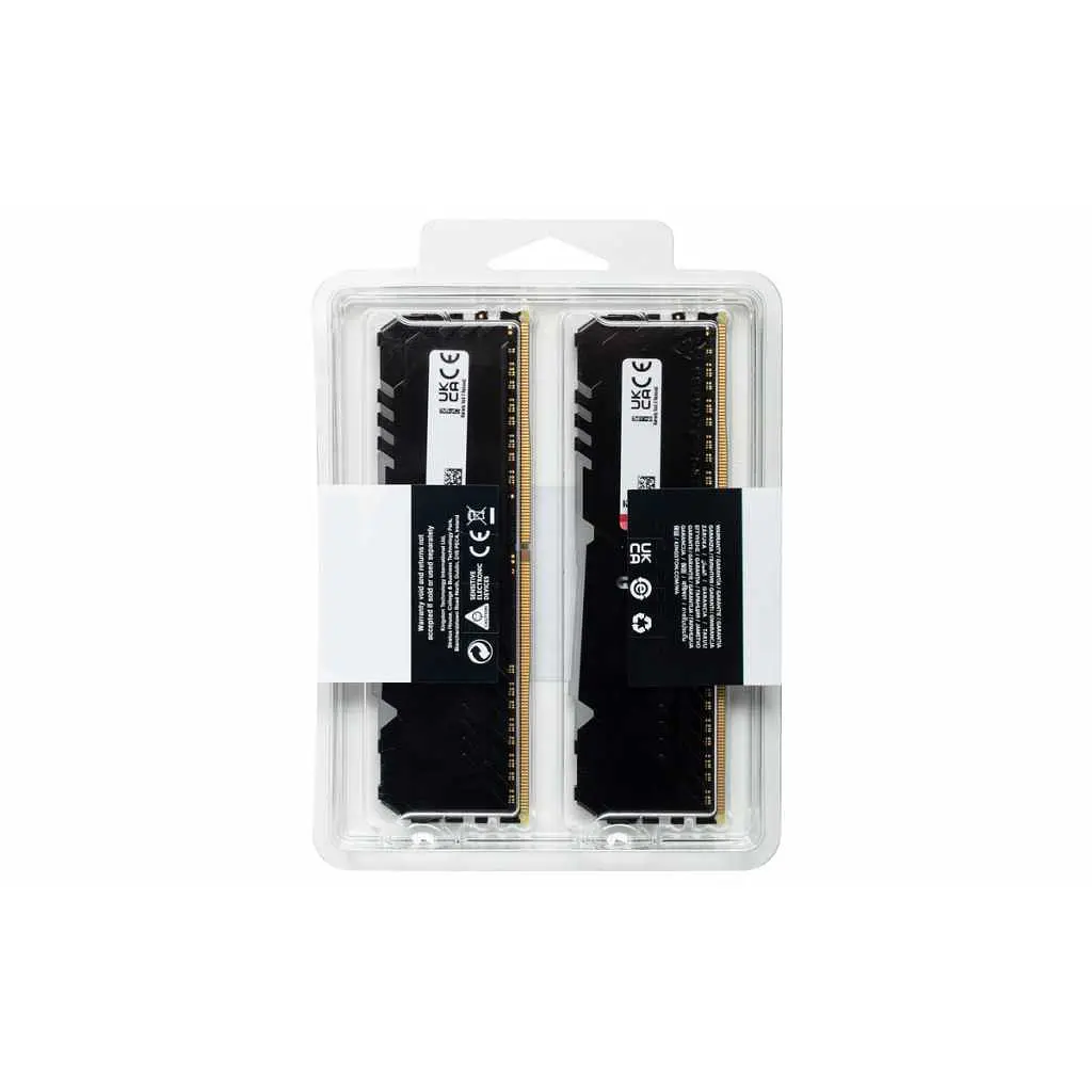 Модуль пам'яті Kingston Fury DDR4 16Gb (2x8) Beast 3200 MHz RGB (KF432C16BBAK2/16) Б/в - фото 6