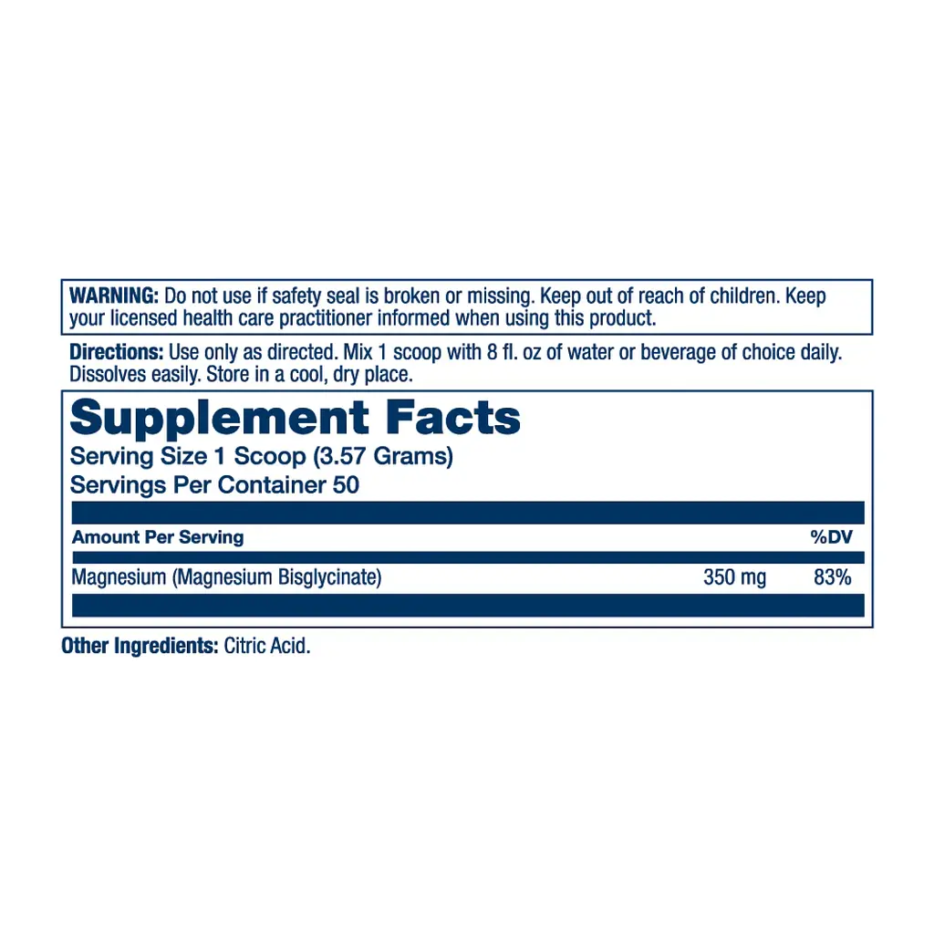 Мінерали Solaray Magnesium Glycinate Powder Unflavored 179 г - фото 2