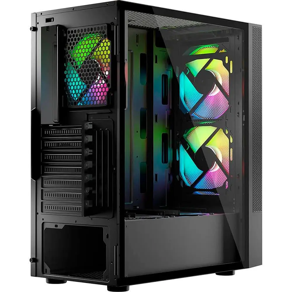 Корпус LogicConcept ARYA MESH+GLASS ARGB fans 2x140mm+1x120mm BLACK без БЖ ATX (AT-ARYA-10-000000-0002) Без БП - фото 7