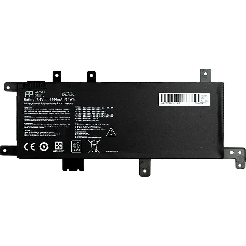 Акумулятор PowerPlant для ноутбуків ASUS VivoBook A580U (C21N1634) 7.6V 4400mAh (NB431144) - фото 2