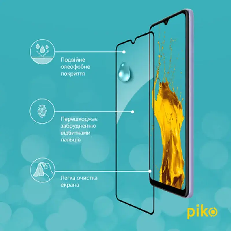 Скло захисне Piko Full Glue Xiaomi Redmi 12C (1283126573781) - фото 5