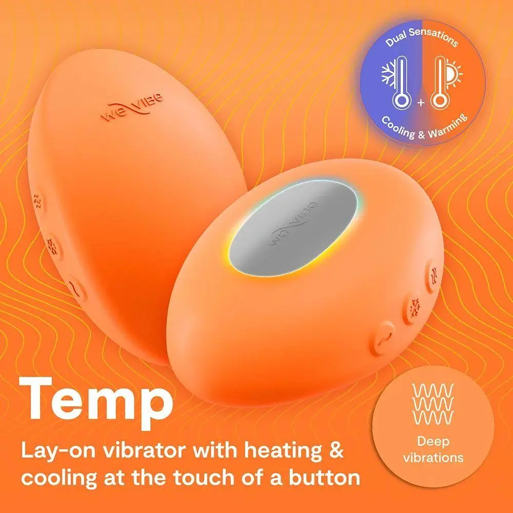 Вібратор We-Vibe Temp Tangerine для клітора - фото 6