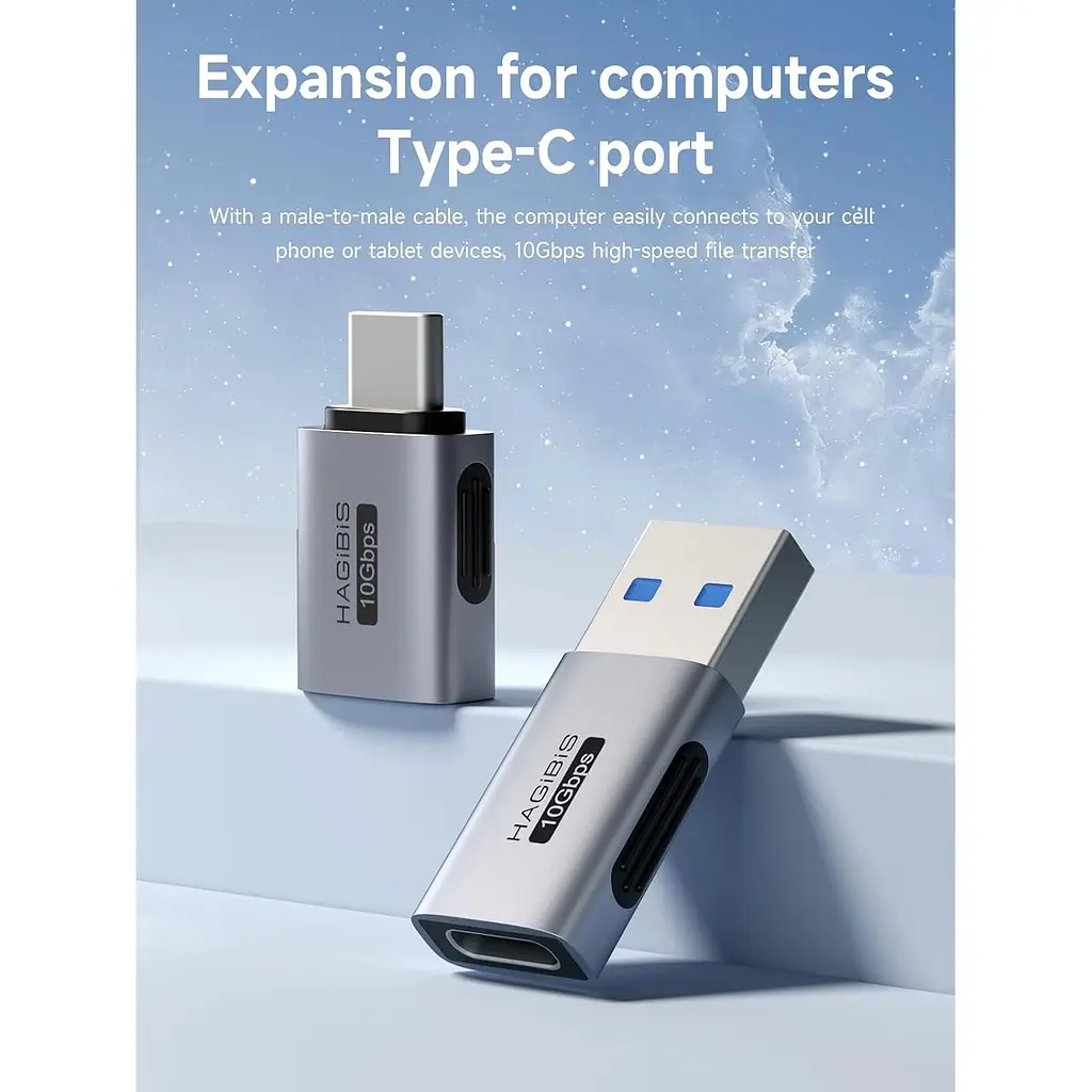 Перехідник Hagibis USB-C Adapter (TUA02) [160398] - фото 7
