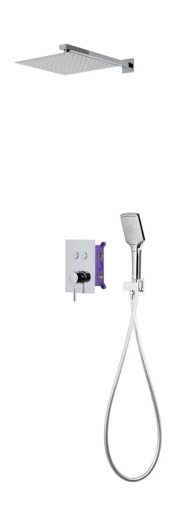 Душова система прихованого монтажу Corsan CMZ068CH хром + BOX 647007, Хром - фото 9