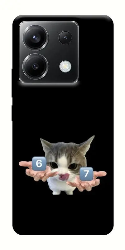 Чохол Demsky Six Seven cat для Xiaomi Poco X6