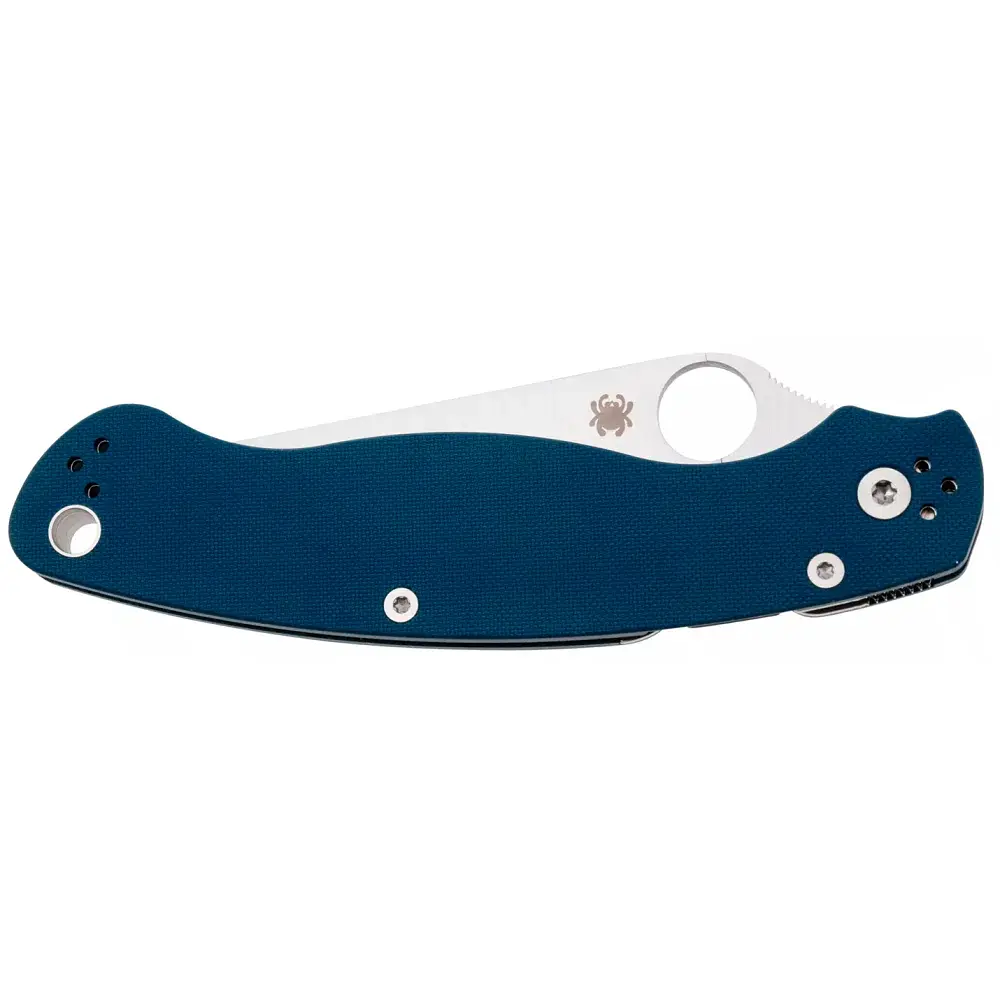Ніж Spyderco Military 2 CPM SPY27 G-10 Cobalt Blue - фото 3