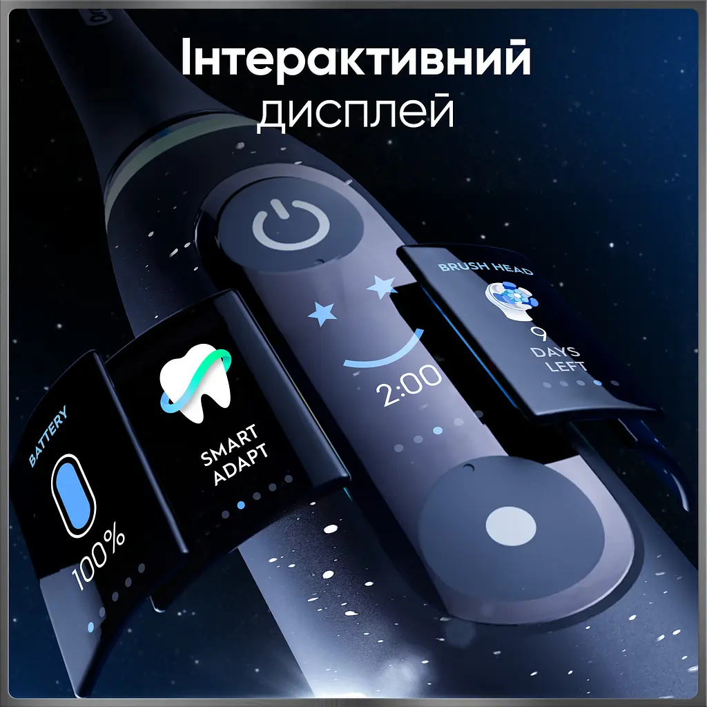 Електрична зубна щітка Oral-B iO 10 Чорна - фото 9