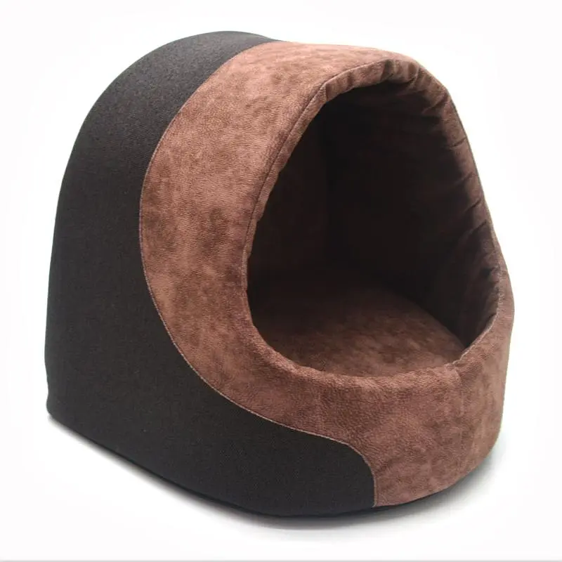 Будка для котів та собак Zoo-hunt Фокс коричнева №1 360х320х320 мм - фото 1