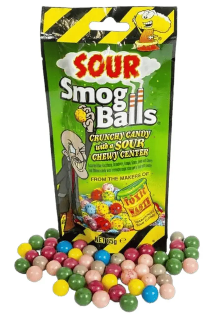 Кислі цукерки Toxic Waste Sour Smog Balls 85г - фото 5