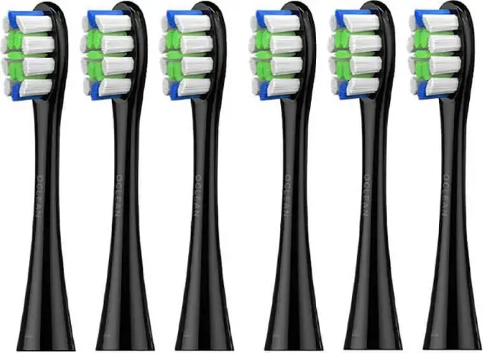 Насадки для зубной щетки Oclean Professional Clean Brush Head for SE Air X F1 6шт P1C5 B06 Black - фото 2