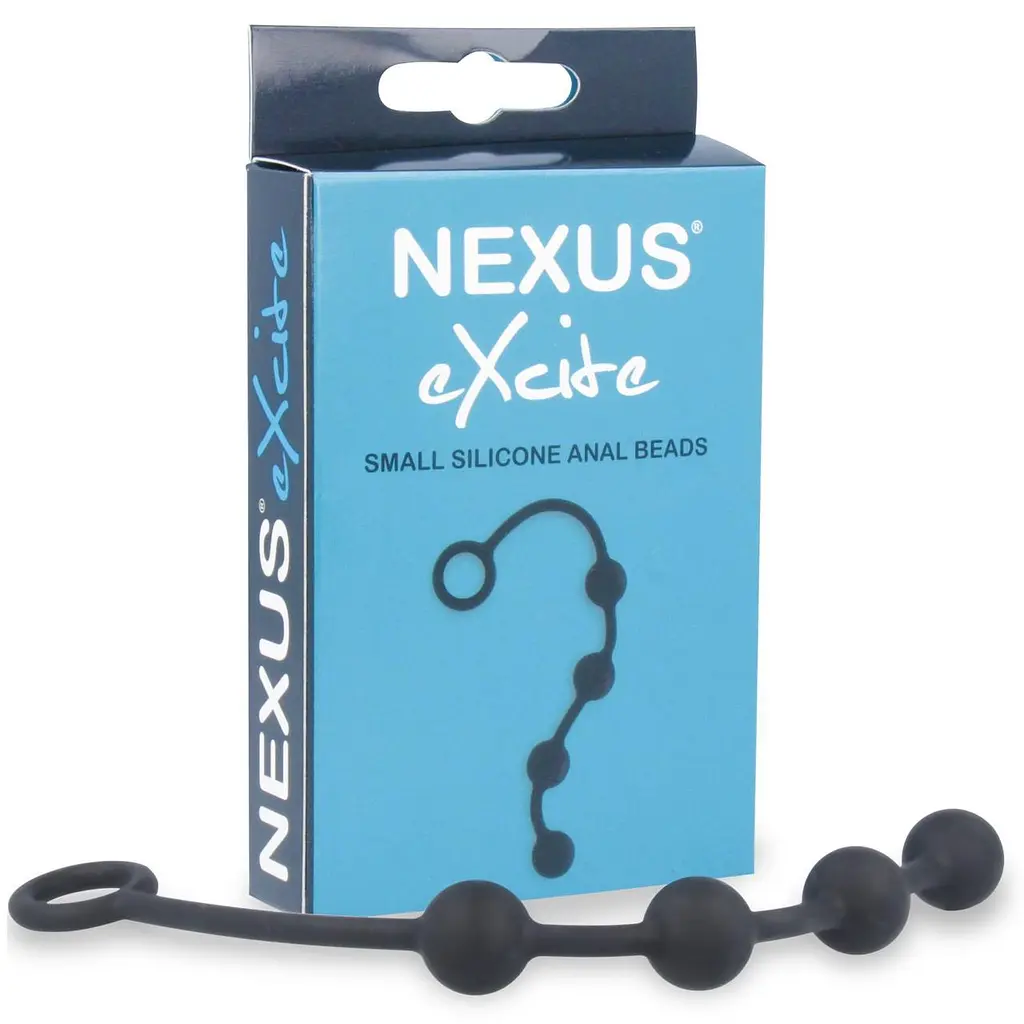 Анальні кульки Nexus Excite Small Anal Beads, силікон, макс. діаметр 2 см - фото 3