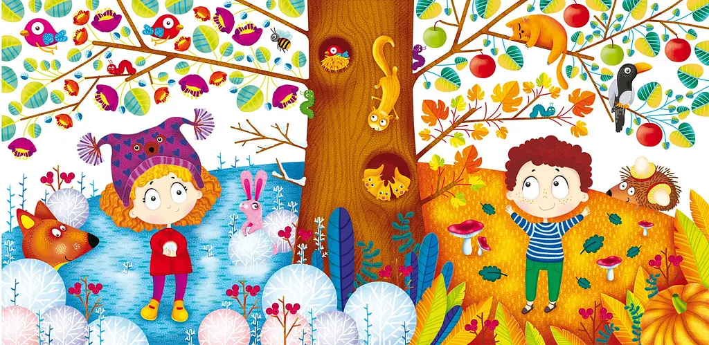 Книга Багаторазовi водяні розмальовки. Пори року 7512 (9789669877512) shop (9789669877512) - фото 3