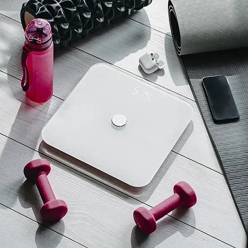 Аналітичні ваги підлогові Adler AD 8187 з додатком FitGo до 180 кг пам'ять 8 користувачів 12 показників Білі - фото 8