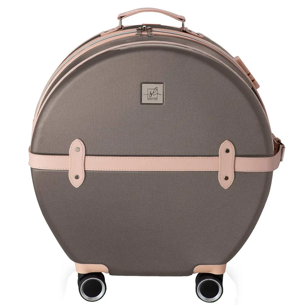 Валіза Semi Line 20" (S) Brown/Pink Cream (T5673-2) - фото 4