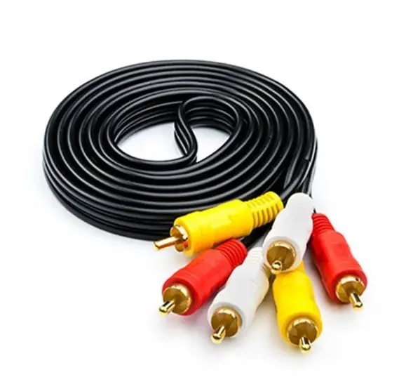 Кабель Atcom Audio-Video 3RCA3RCA 7,5 м пакет - фото 4
