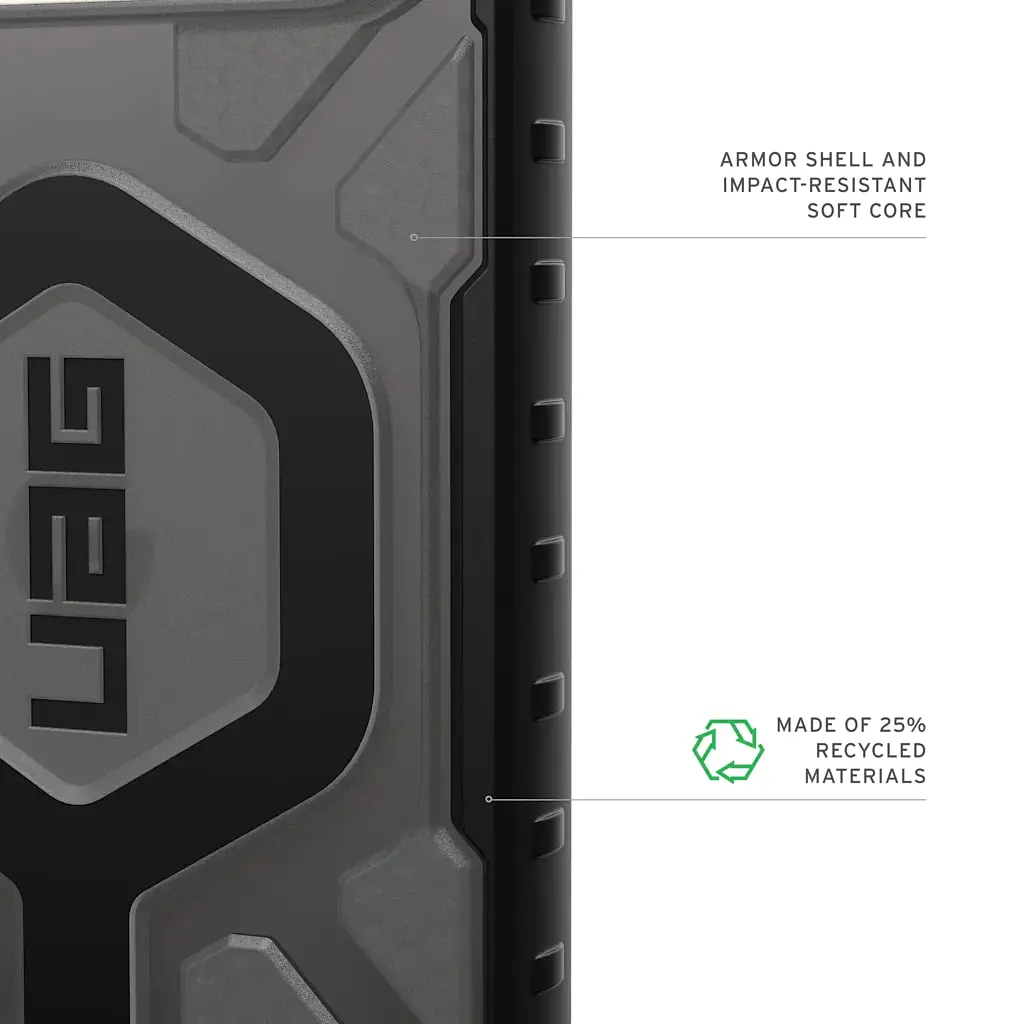Чохол UAG для Google Pixel 10 Pro XL, Pathfinder Clear MagSafe, Ash teh0019383 - фото 6