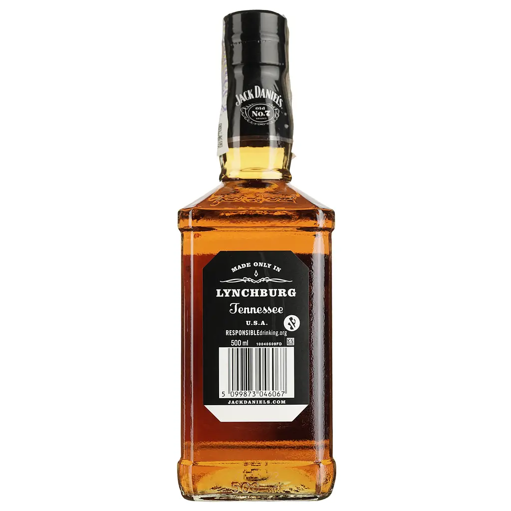 Упаковка віскі Jack Daniel's Tennessee Old No.7 40% 6 л (0.5 л х 12 шт.) - фото 3