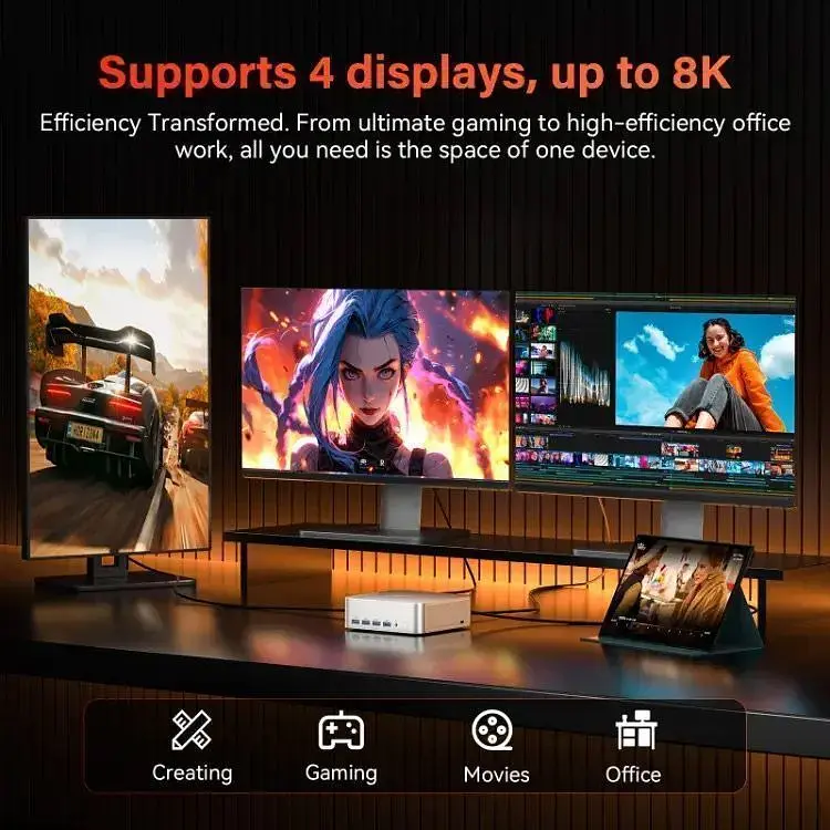 Неттоп Geekom A7 Max 16/1TB (GMA7MAXR97940HS-161T-EU) [157852] - фото 2
