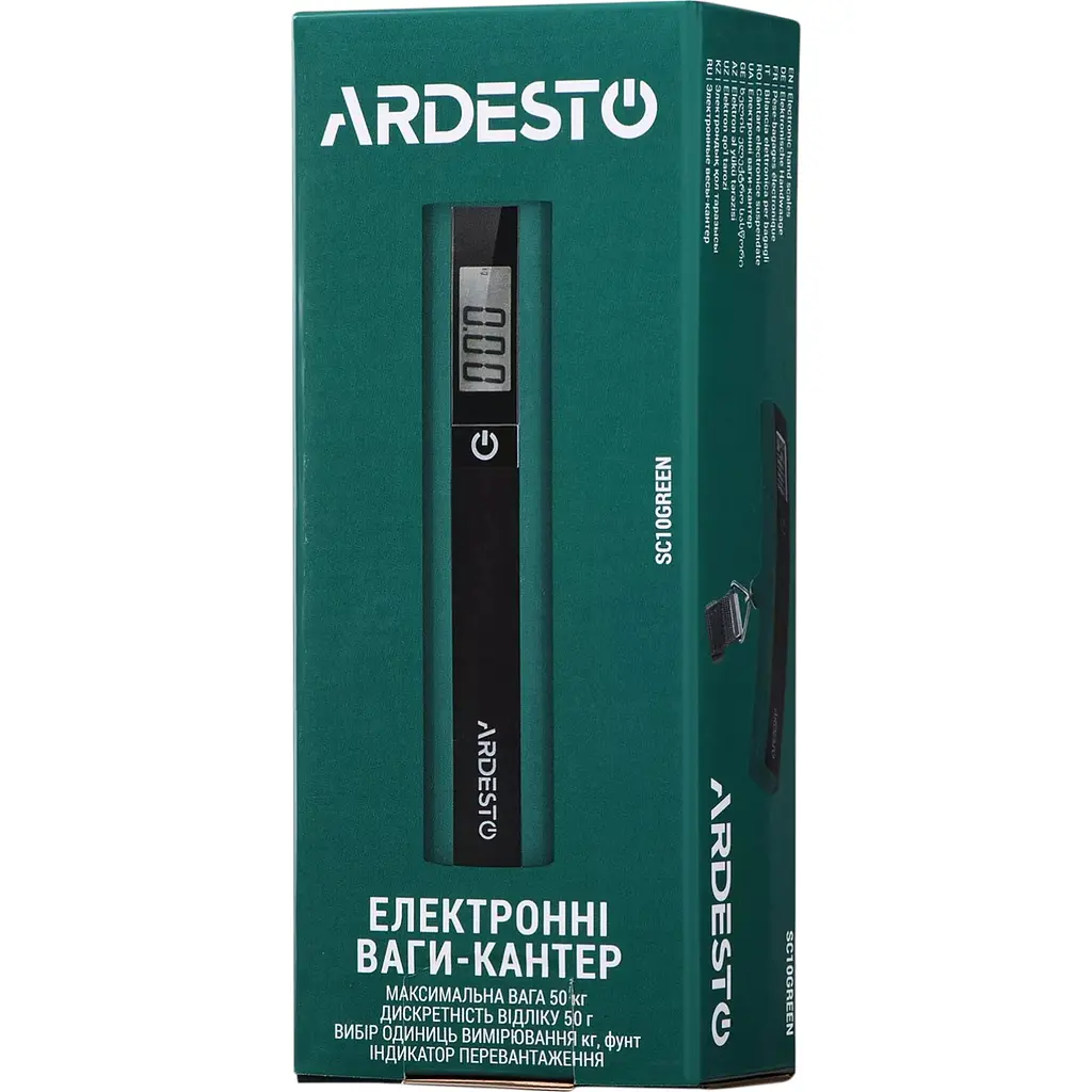 Ваги багажні Ardesto SC10GREEN - фото 5