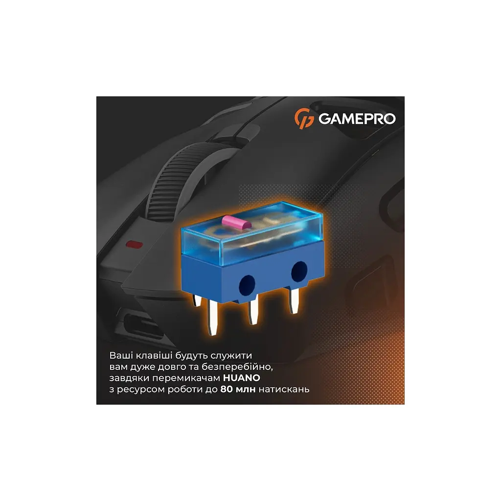 Мишка GamePro Genesis Spider Wireless/Bluetooth/USB Black (GM870B) - фото 11