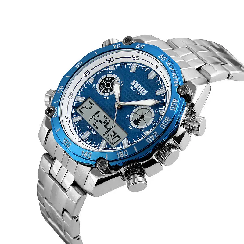 Наручний годинник чоловічий Skmei 1204 Blue, 1204BU (15900) - фото 3