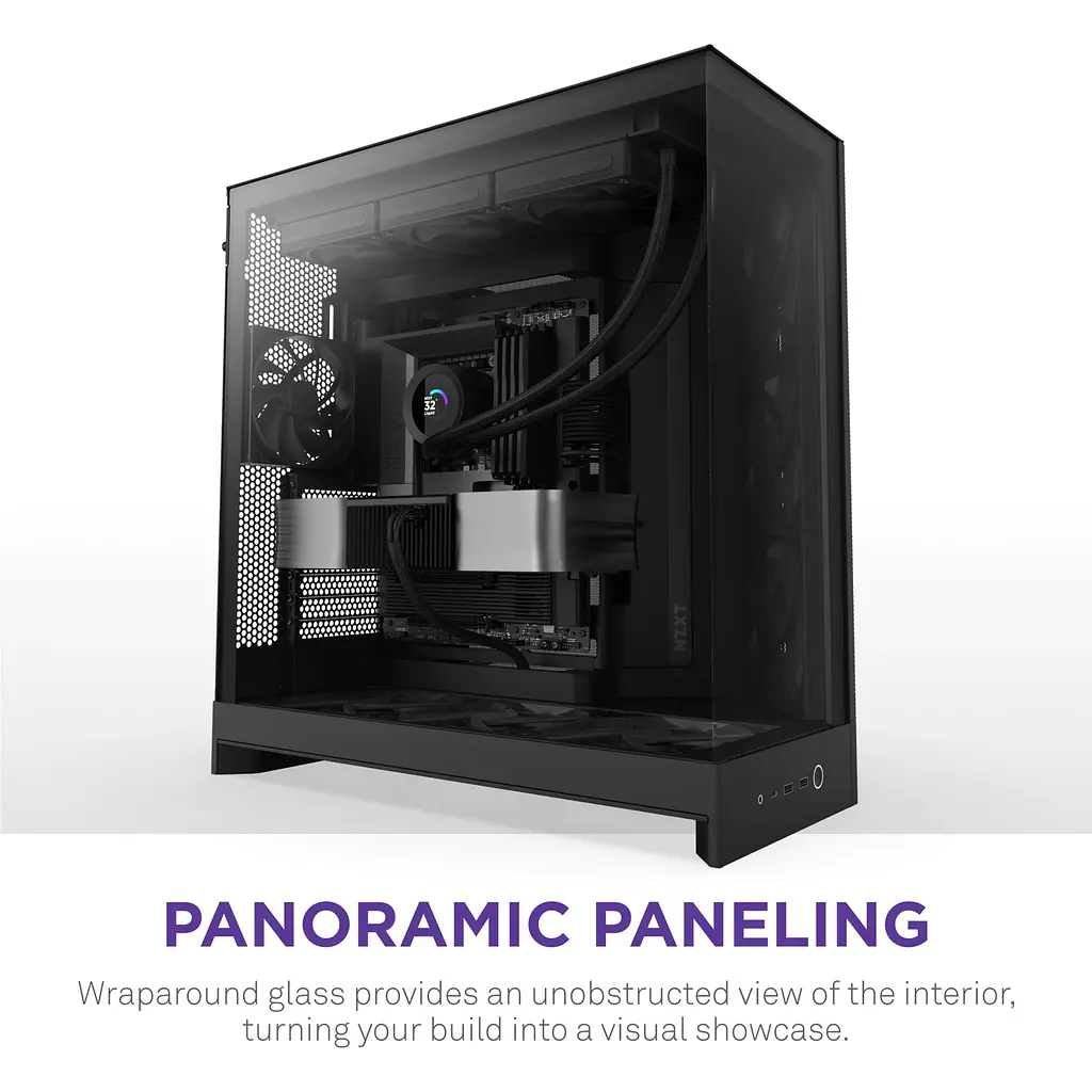 Корпус NZXT H9 Flow Black без БЖ (CM-H92FB-01) - фото 4