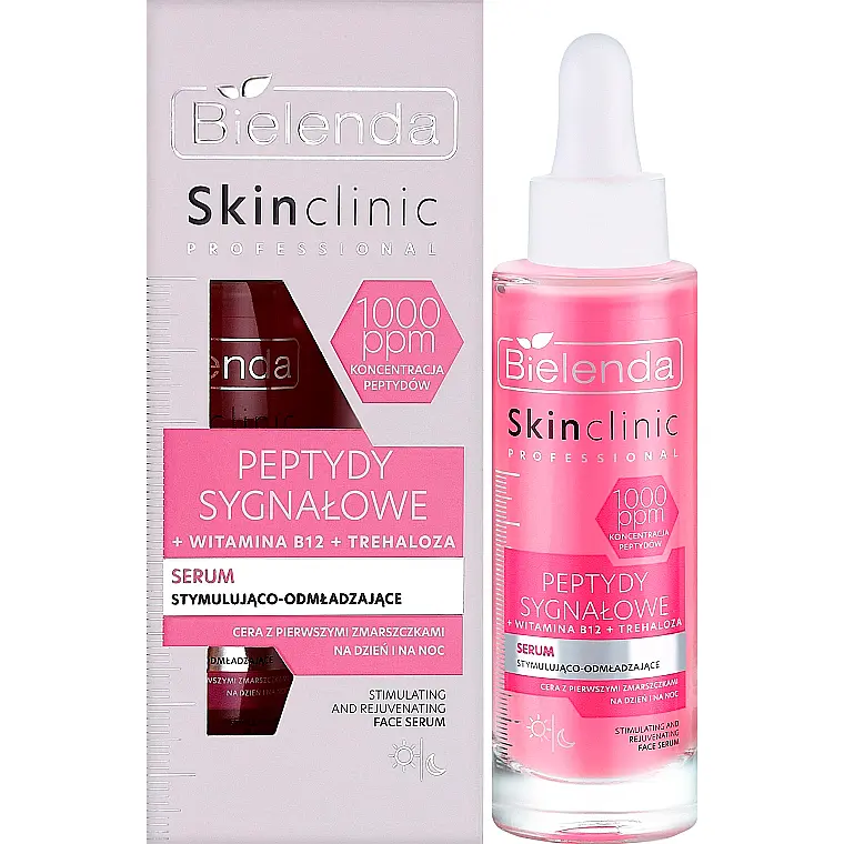 Сыворотка для лица Bielenda Skin Clinic Professional SIgnal Peptides стимулирующая и омолаживающая 30 мл - фото 2
