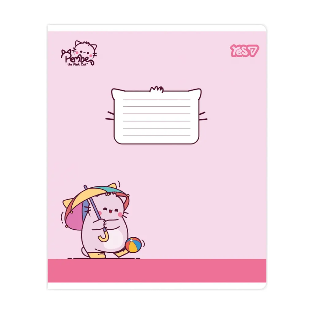 Зошит Yes Pembe the Cat А5 18 аркушів клітинка (769045), в асортименті - фото 3