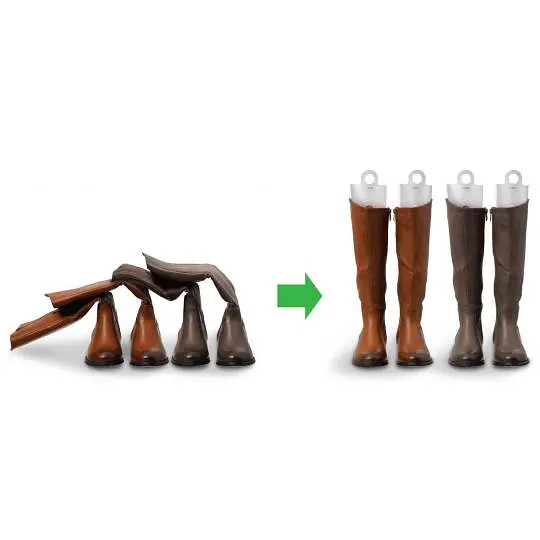 Набор вкладышей для хранения обуви Handy Home 43.5 х 26 см 1 пара черный (SB-13) - фото 3