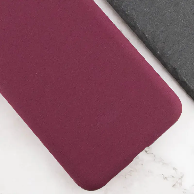 Чехол Silicone Cover Lakshmi (AAA) для Xiaomi Poco X6 Pro Бордовый / Plum - фото 3