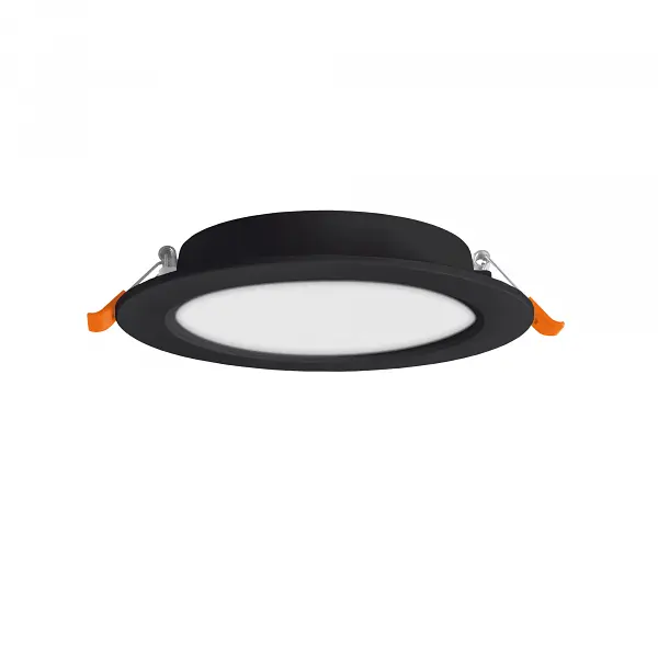 LED светильник Back встроенный круглый VIDEX 15W 5000K Black - фото 3