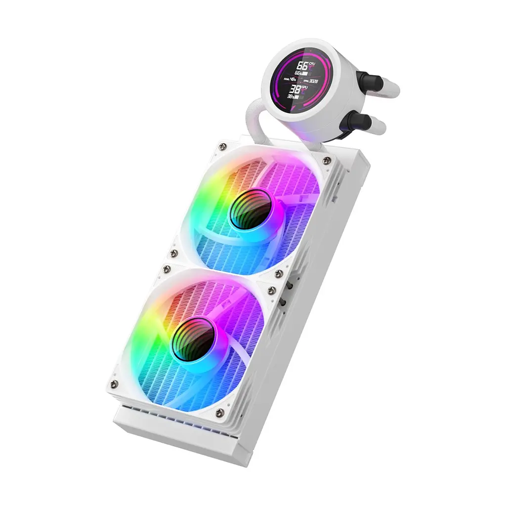Система рідинного охолодження 1stPlayer TS4-240-WH - фото 4