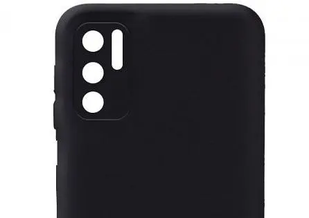 Чохол Silicone Cover Full Cam для Xiaomi Redmi Note 10 5G/ Poco M3 Pro/ M3 Pro 5G [Black] [72053] - фото 2