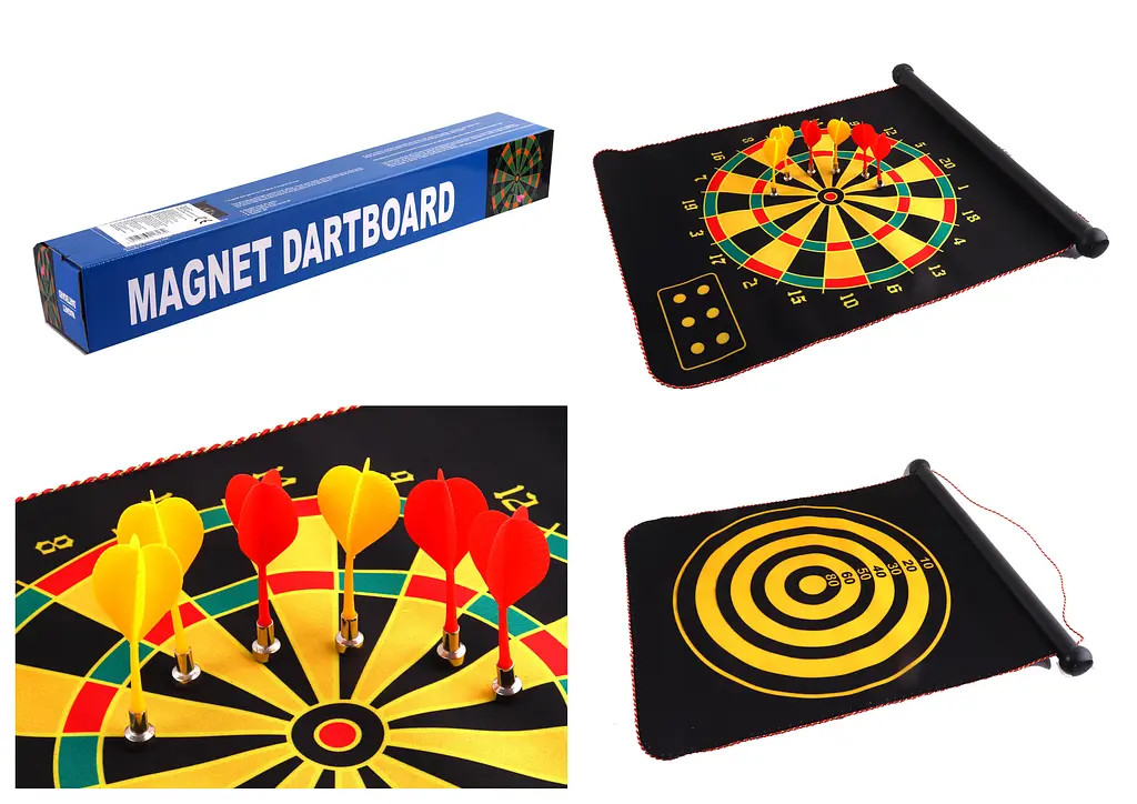 Дартс A-Toys 17'' магнітний тканинний 6 дротиків DM1701 - фото 2
