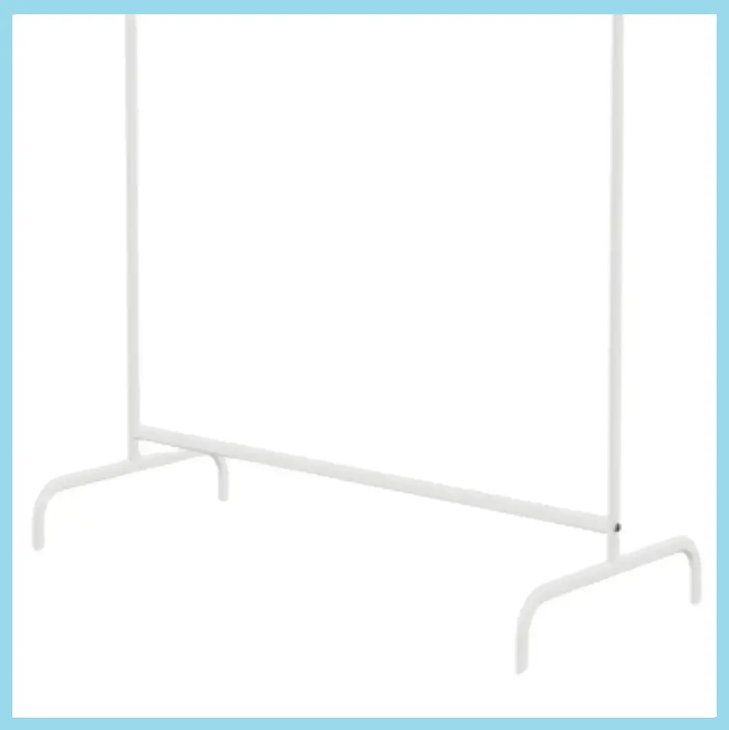 Вішак для одягу IKEA 99×46×152 см, білий - фото 3
