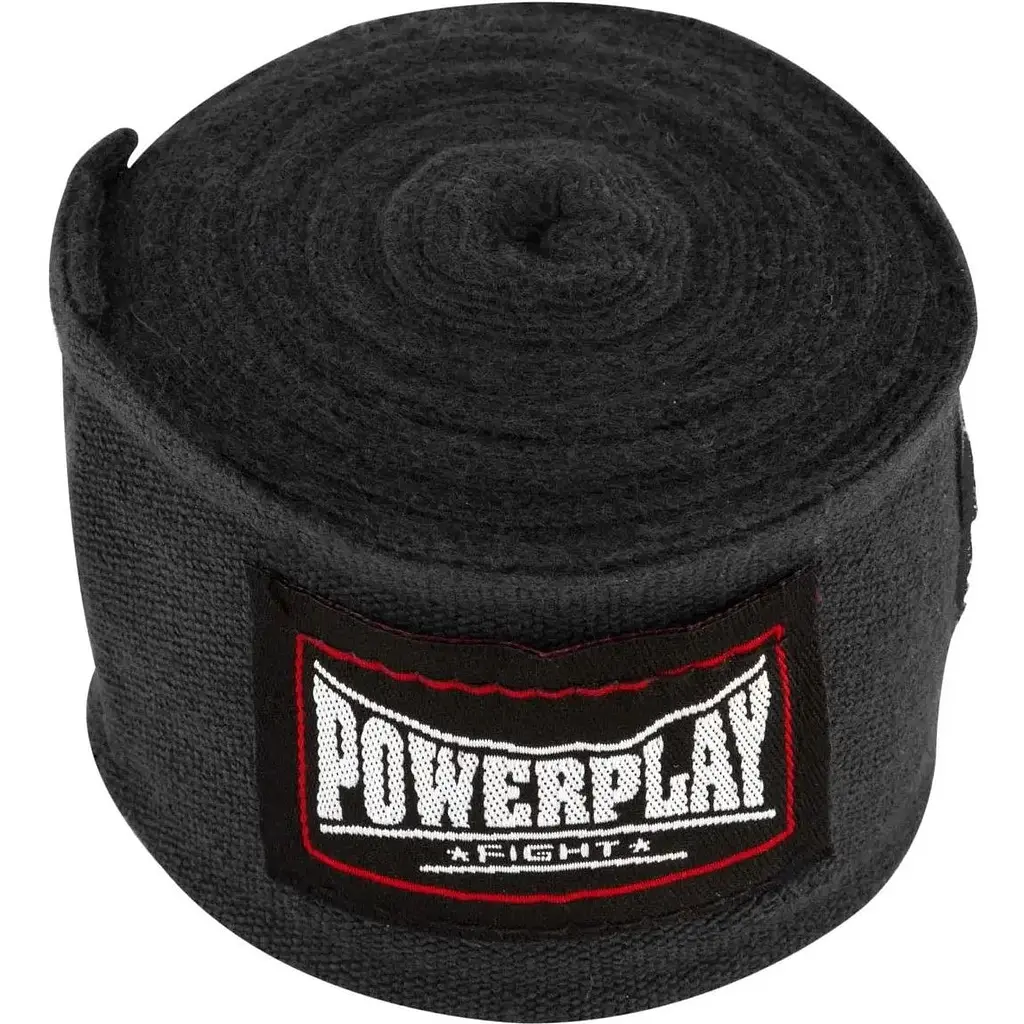 Бинти для боксу Power Play 3046 4.5 м, Black - фото 4