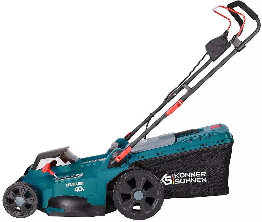 Konner & Sohnen Газонокосарка акумуляторна KS 43LM-40V 40В(20+20) акб 2x4А·рік 43см 50л 25-75мм 15.5кг - фото 7