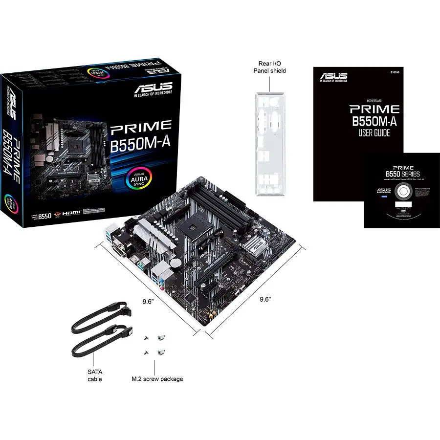 Материнська плата Asus Prime B550M-A (90MB14I0-M0EAY0) [93617] - фото 9