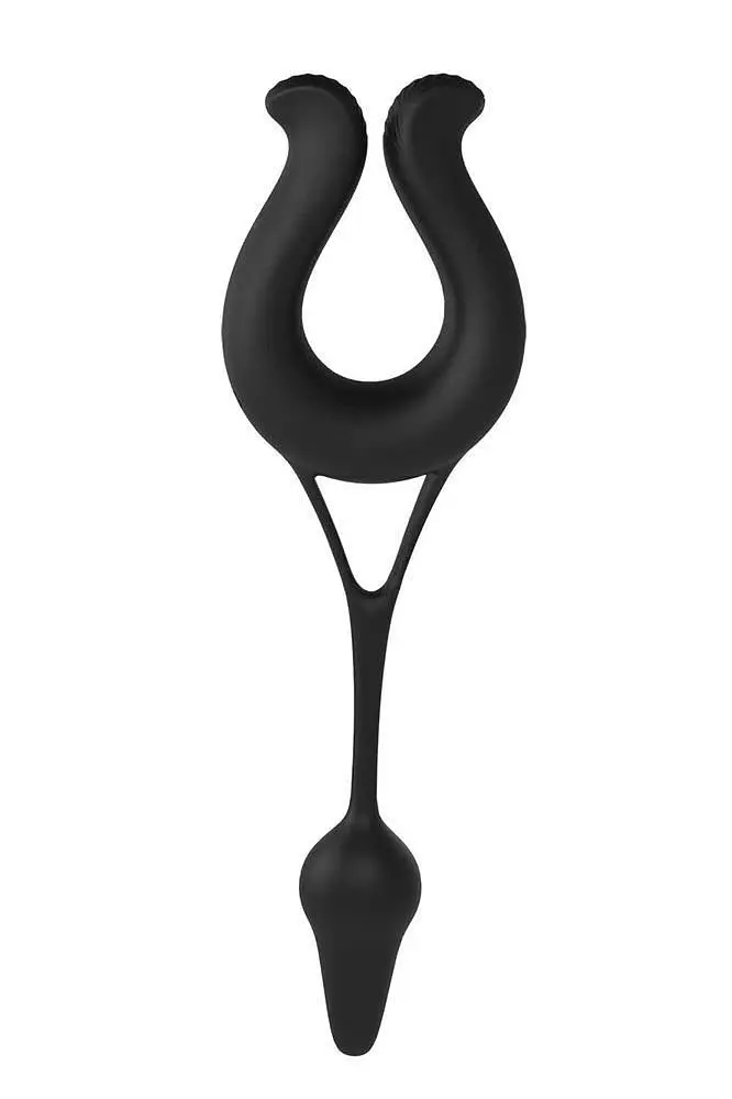 Вібратор Dreamtoys Rings of Love Remote Multi Teaser 23 см чорний - фото 5
