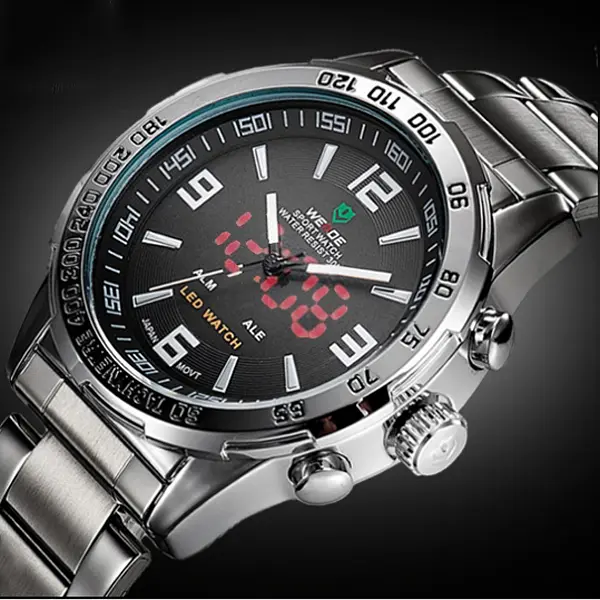 Наручний годинник чоловічий Weide Standart Silver Сріблястий (991) - фото 2