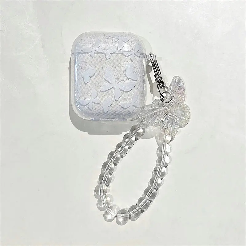 Чохол ANbeauty Butterfly Airpods 1/2 White (AN0103246) - фото 2