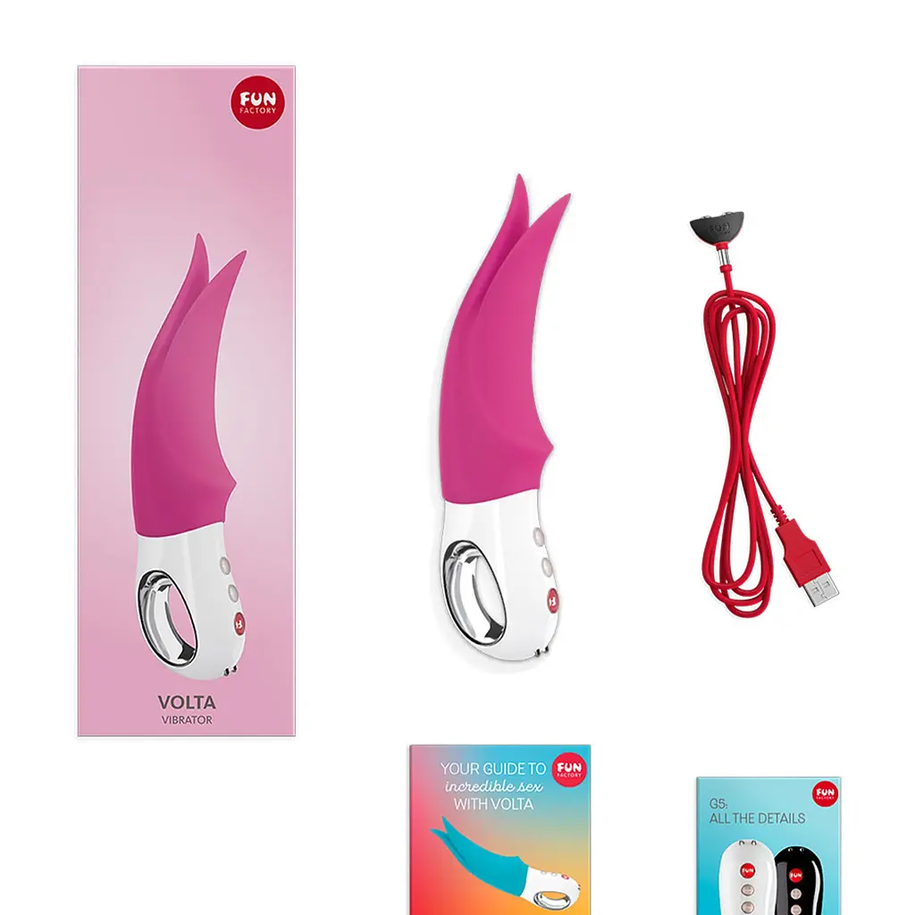 Вибратор Fun Factory Volta 18.9 см розовый - фото 10