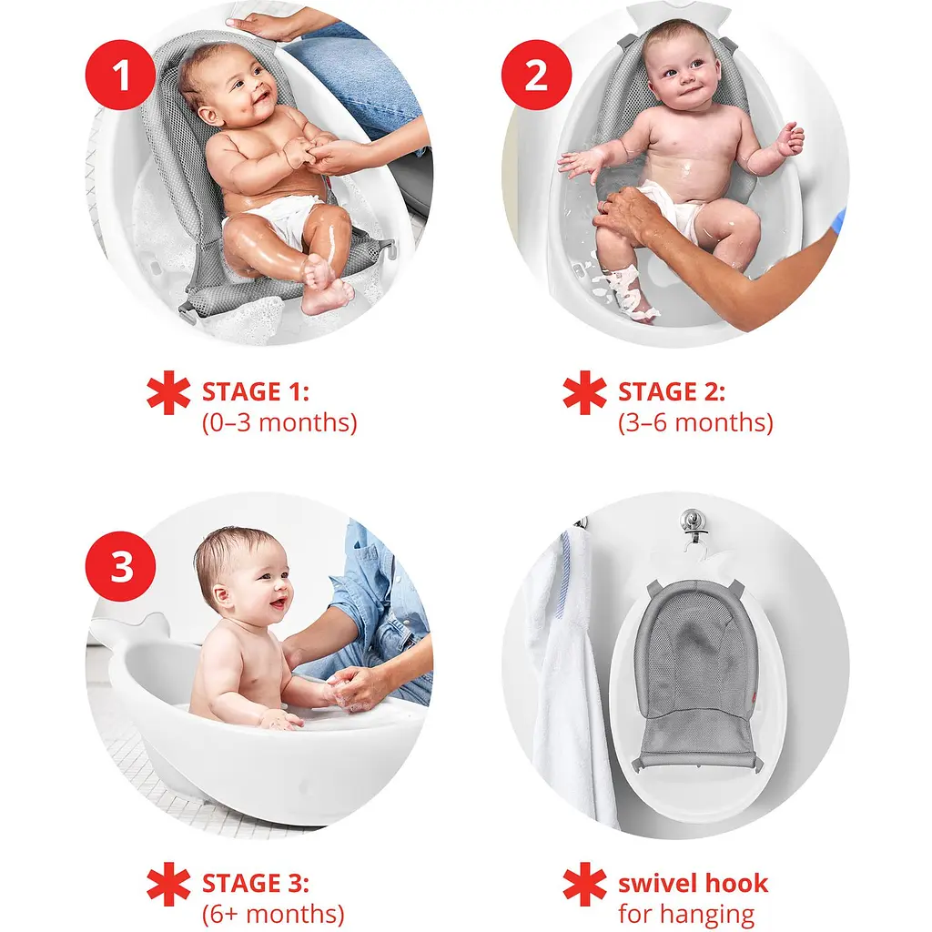 Ванночка Skip Hop Moby Кит біла (9P466810) - фото 11