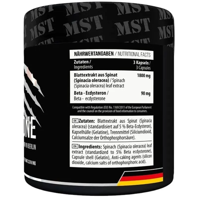 Стимулятор тестостерона MST Beta-Ecdysterone 240 капсул - фото 2