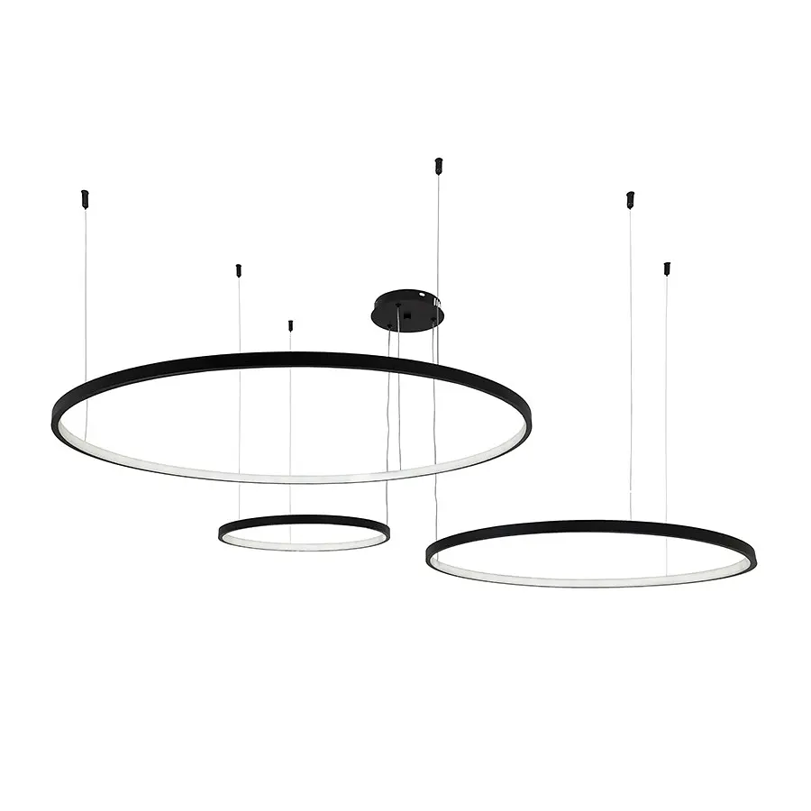 Люстра Levistella 7529832-3B BLACK LED (400+600+800)