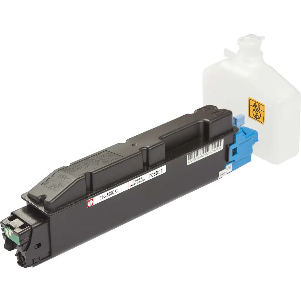 Туба з тонером BASF для Kyoсera Mita ECOSYS P6235/TK-5280C аналог 1T02TWCNL0 Cyan ( 11000 ст.) (BASF-KT-TK5280C) - фото 3