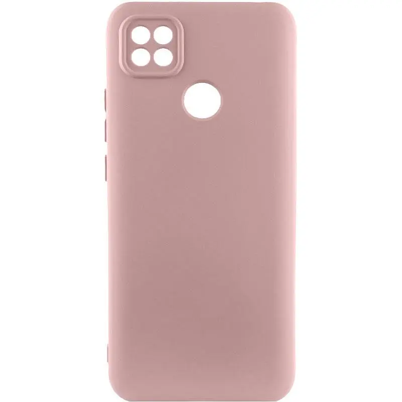 Чехол TPU GETMAN Liquid Silk Full Camera для Xiaomi Redmi 9C Розовый / Pink Sand - фото 1